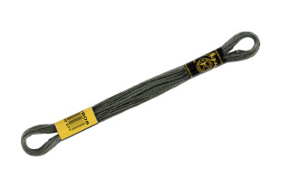 Нитки для вышивания " ПНК им. Кирова" мулине 100% мерсеризованный хлопок 8 м №6808 т. т. серо- голубой