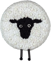 " Klart" набор для вышивания 10- 030 " Брошь. Овечка" 5 х 4. 5 см