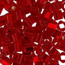 Бисер Япония "TOHO" CUBE 3 мм 5 г №0025C красный