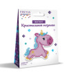 Кристальная ( алмазная) мозаика  " ФРЕЯ" ALVM- 018 магнит " Единорожка" 8 х 9 см